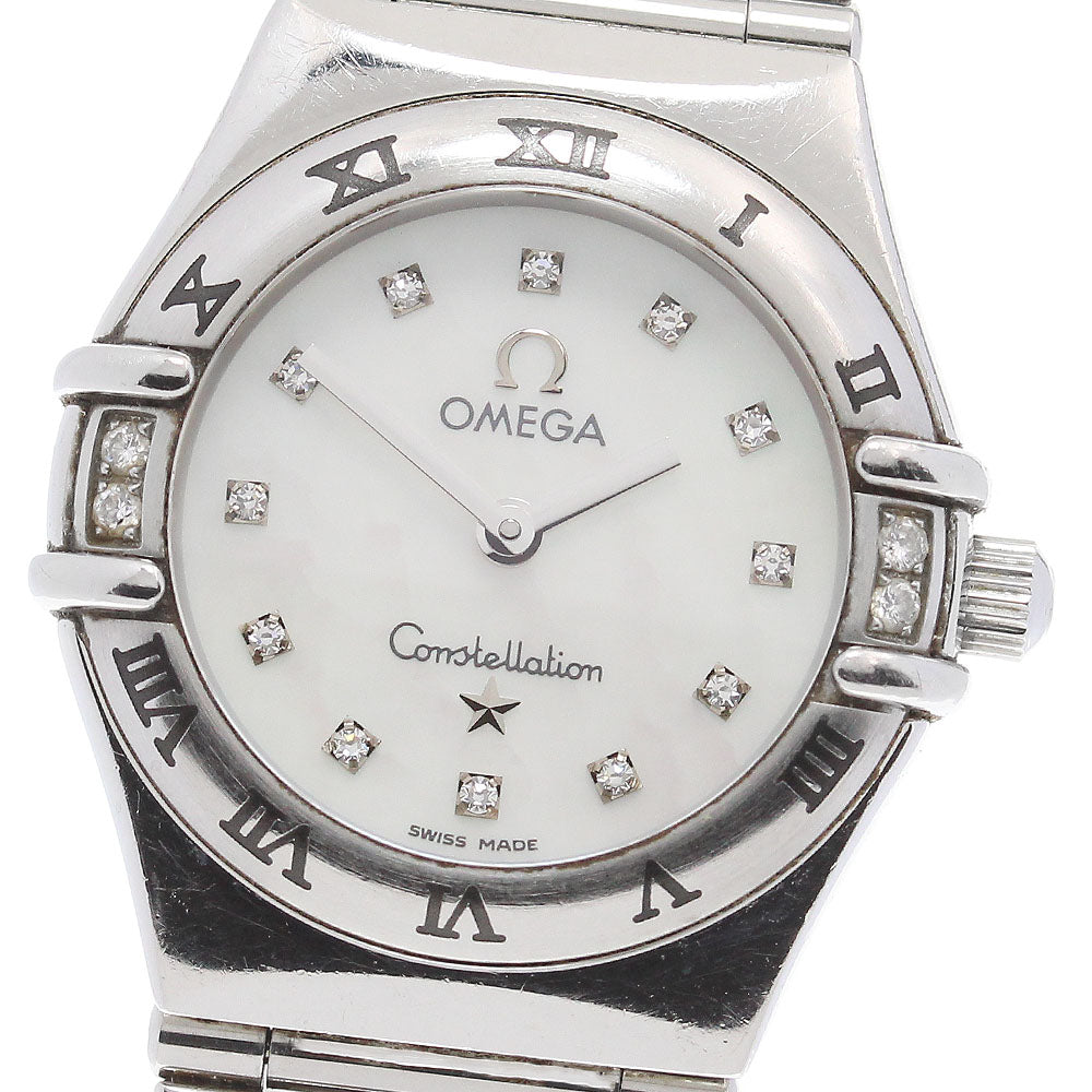 OMEGA Constellation 1567.75 16P White shell Dial Quartz Ladies Watch_846293