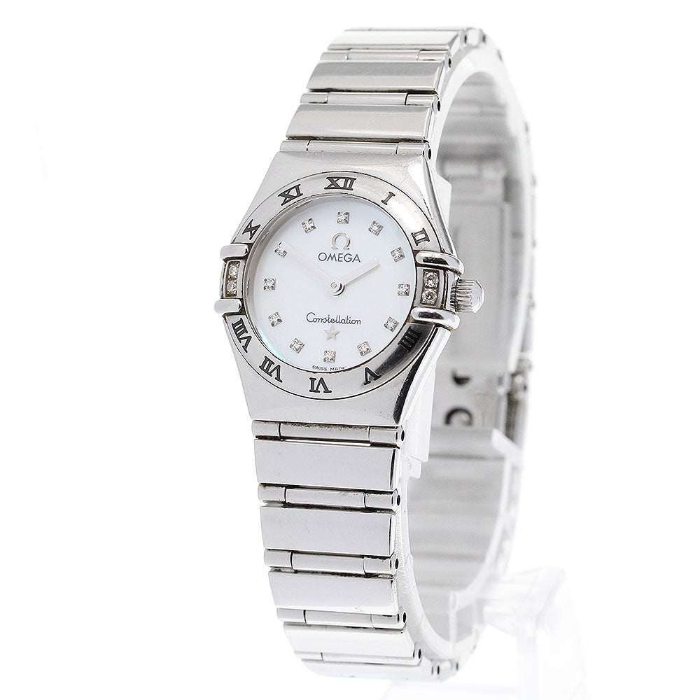 OMEGA Constellation 1567.75 16P White shell Dial Quartz Ladies Watch_846293