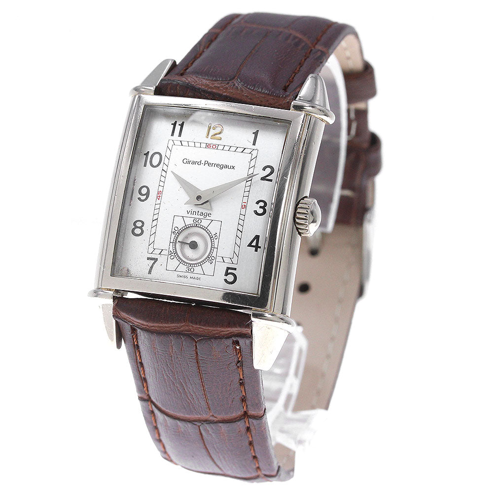 GIRARD PERREGAUX Vintage 1945 2595 K18WG Small Second Hand Winding Men's_846296