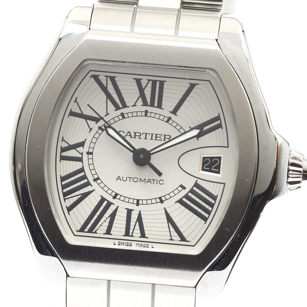CARTIER Roadster LM W6206017 Date Silver Dial Automatic Men's Watch_846314