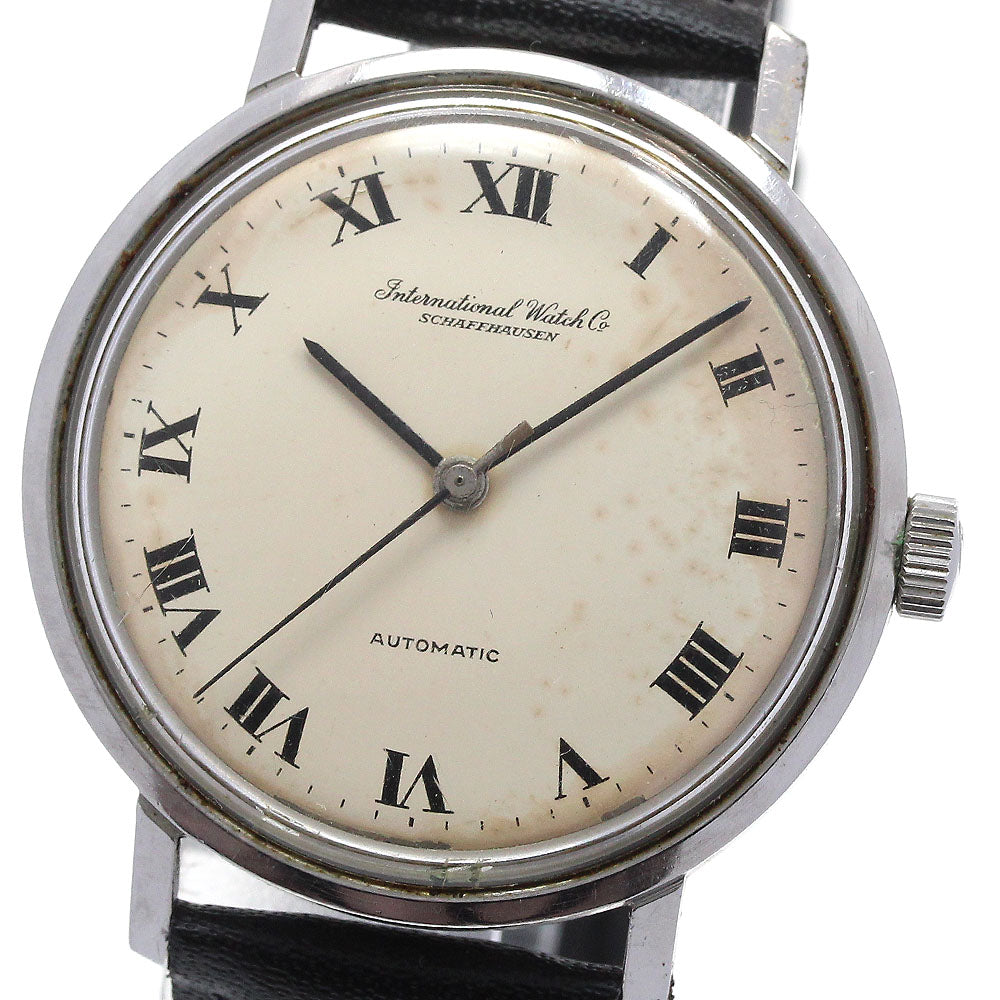 IWC Ref.1818 Cal.854B Vintage White Dial Automatic Men's Watch_846363