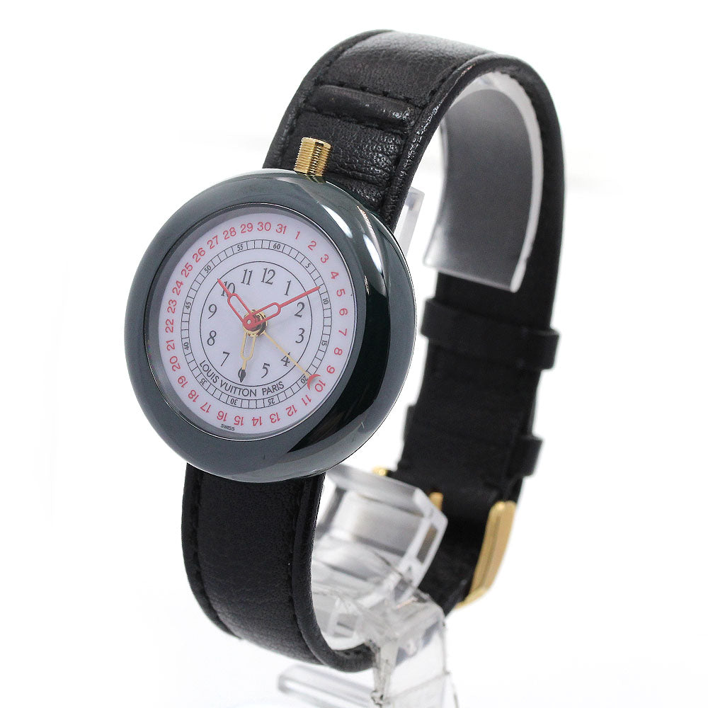 LOUIS VUITTON Monterey LV2 Pointer date alarm white Dial Quartz Men's Watch_846367