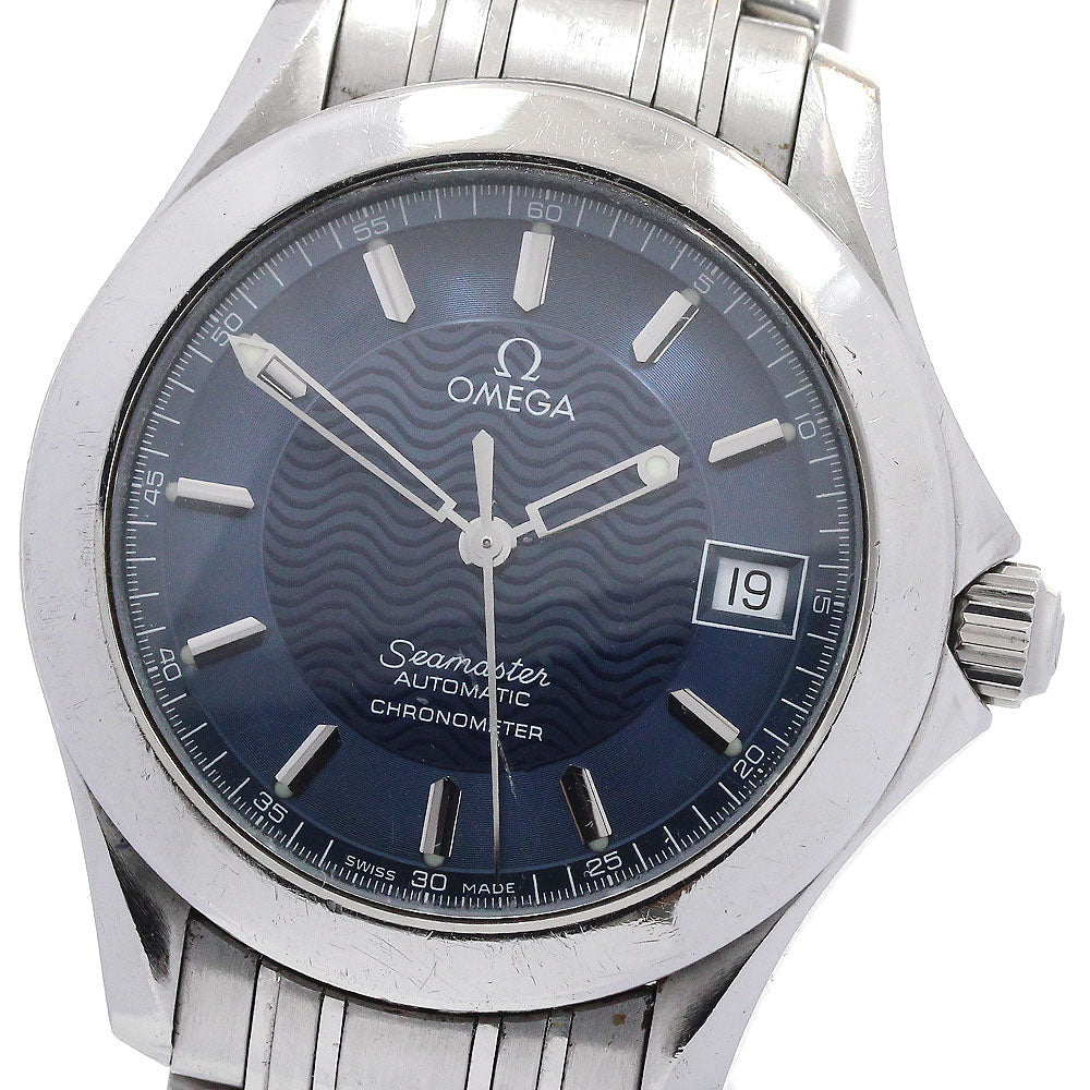 OMEGA Seamaster120 2501.81 Date Navy Dial Automatic Men's Watch_846374