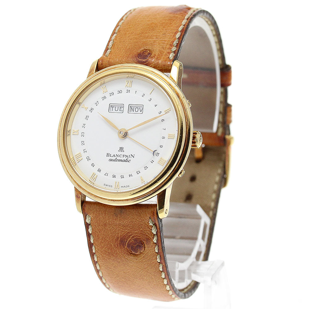 Blancpain Villeret K18YG Triple calendar white Dial Automatic Men's Watch_846389