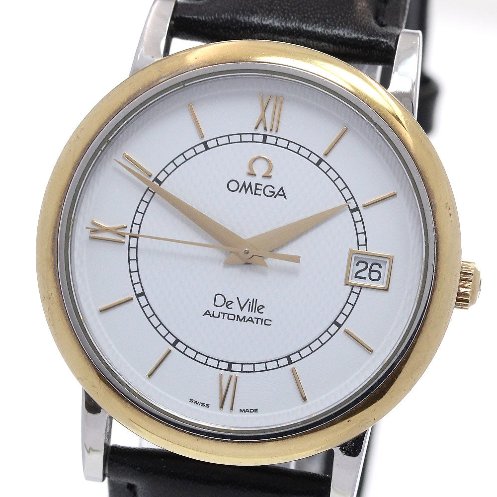 OMEGA De Ville Prestige 166.1108 YG bezel date Automatic Men's Watch_846438