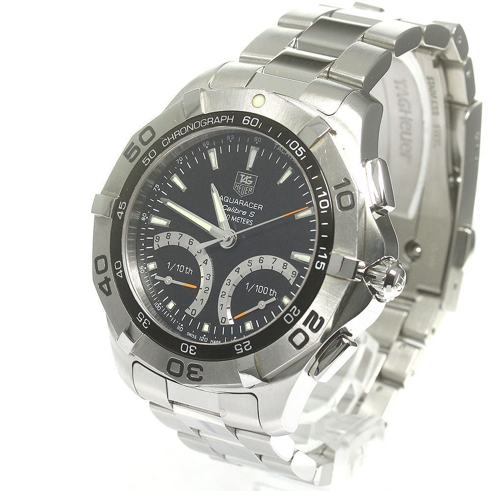 TAG HEUER Aquaracer Caliber S CAF7010 Chronograph black Dial Quartz Men's_846473