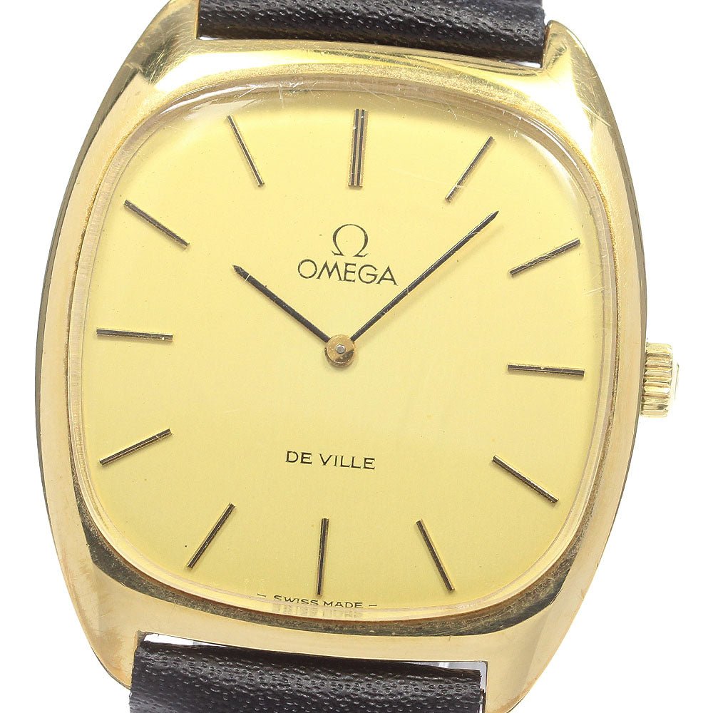 OMEGA De Ville 111.0139 Square cal.625 gold Dial Hand Winding Men's Watch_846497