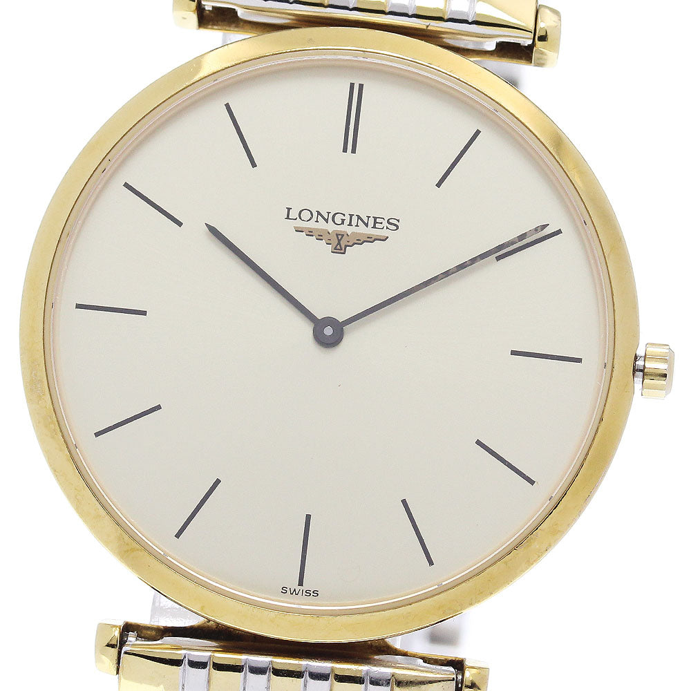 LONGINES Grand classic L4.709.2 gold Dial Quartz Men's Watch_846503