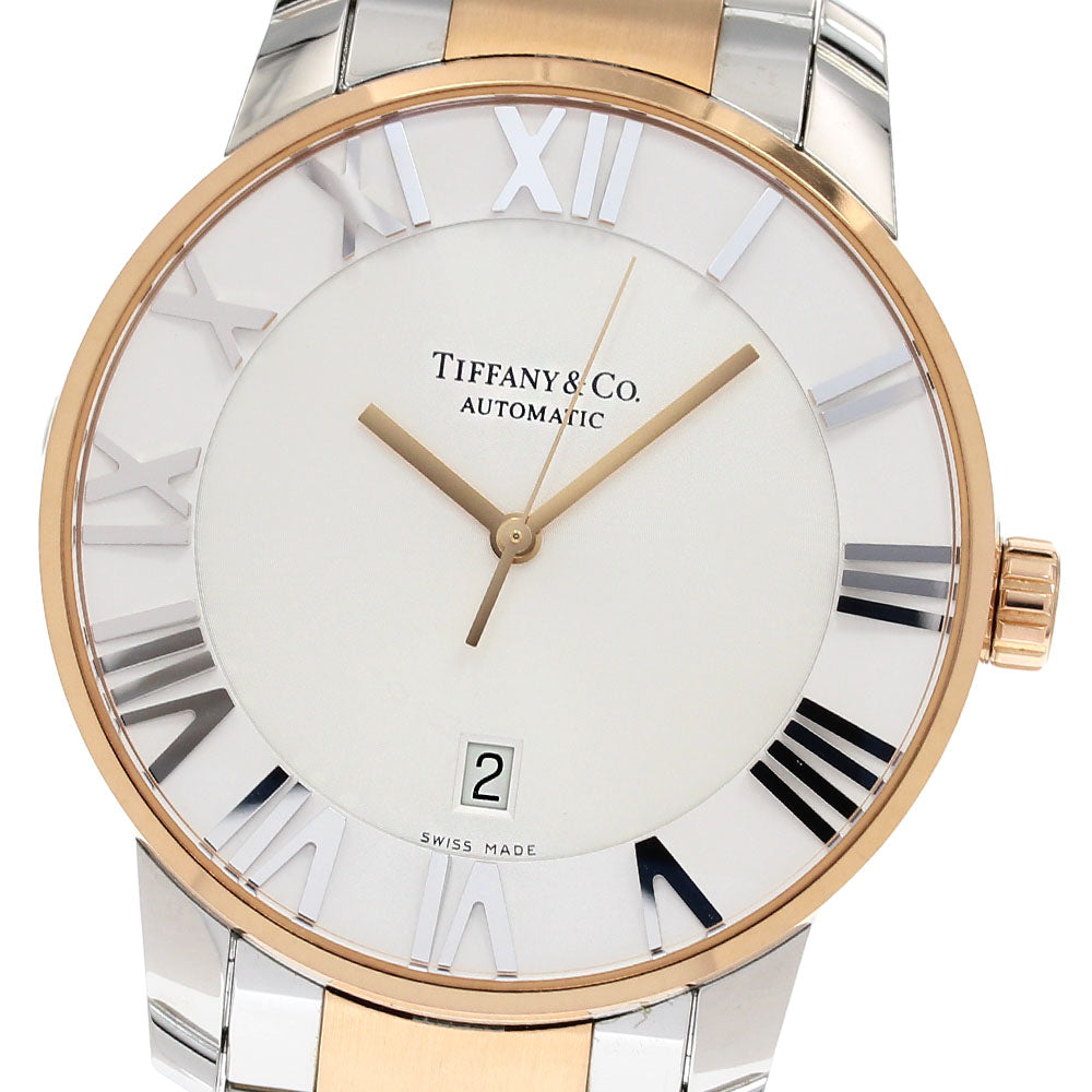 TIFFANY&Co. Atlas Dome Z1810.68.13A21A00A K18PG 2 tone Auto Men's Watch_846510