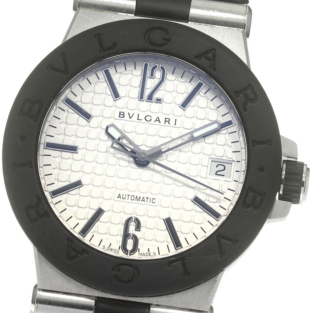 BVLGARI Diagono DG35SV Date Silver Dial Automatic Men's Watch_846515