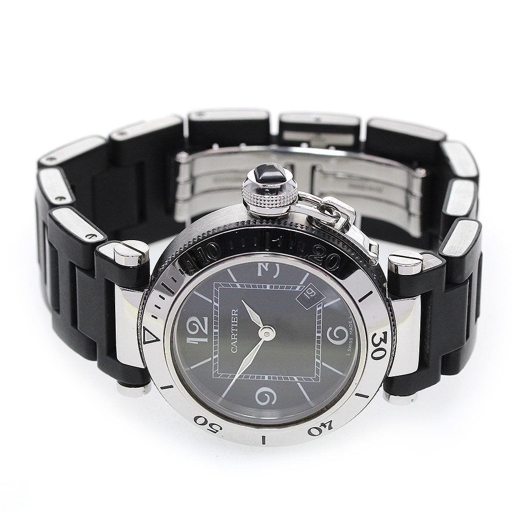 CARTIER Passive timer W3140003 Date black Dial Quartz Boy's Watch_846539