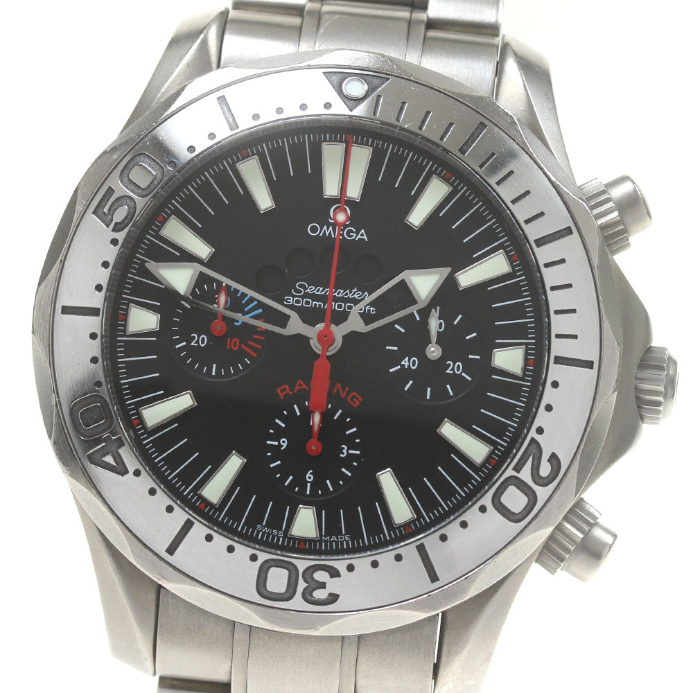 OMEGA Seamaster300 racing 2269.52 Chronograph black Dial Automatic Men's Watch_846545