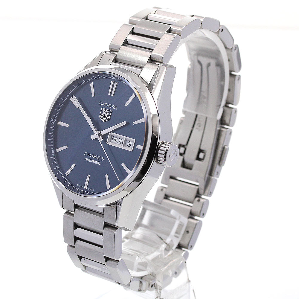 TAG HEUER Carrera Caliber 5 WAR201E Day date Navy Dial AT Men's Watch_846548
