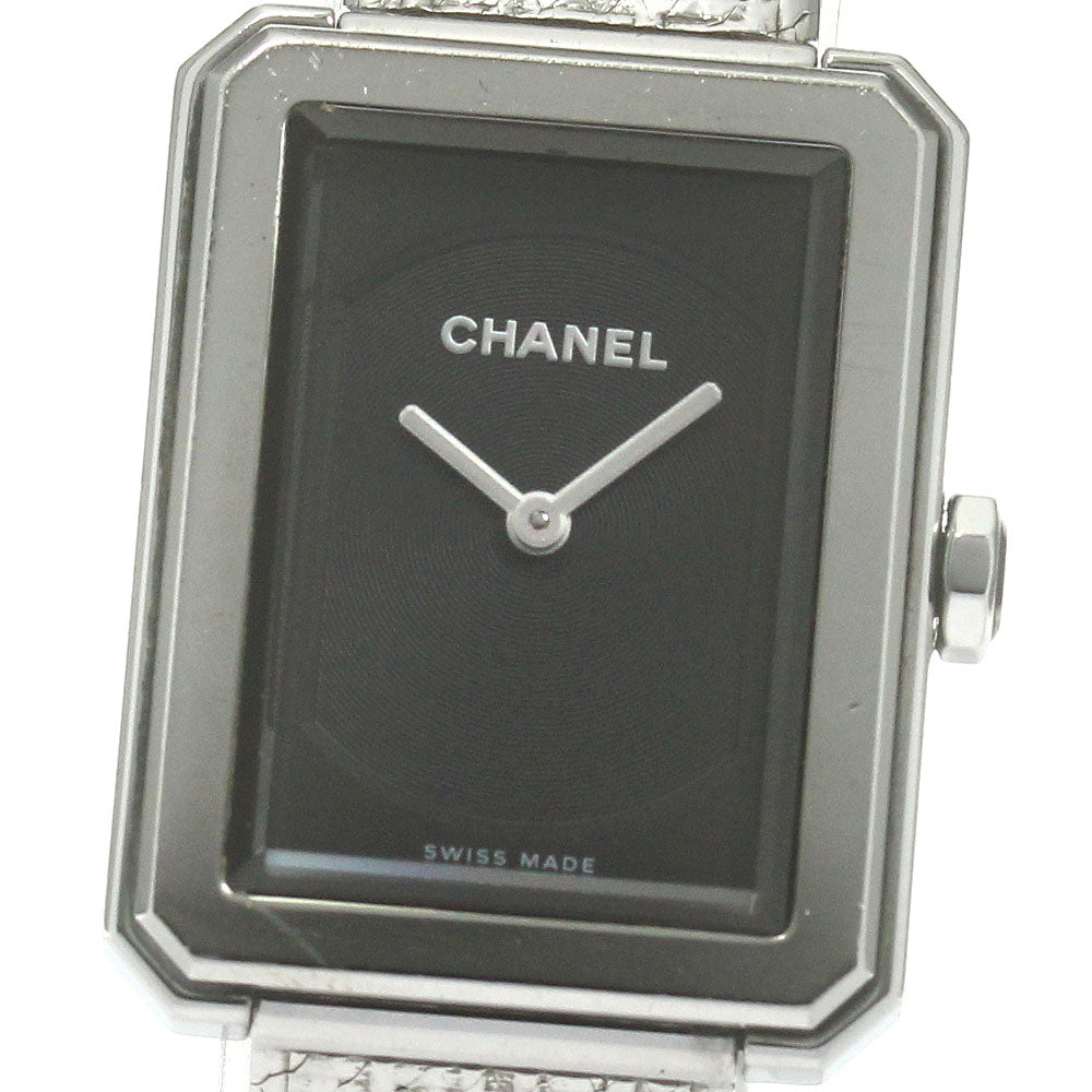 CHANEL Boyfriend tweed H4876 black Dial Quartz Ladies Watch_846560