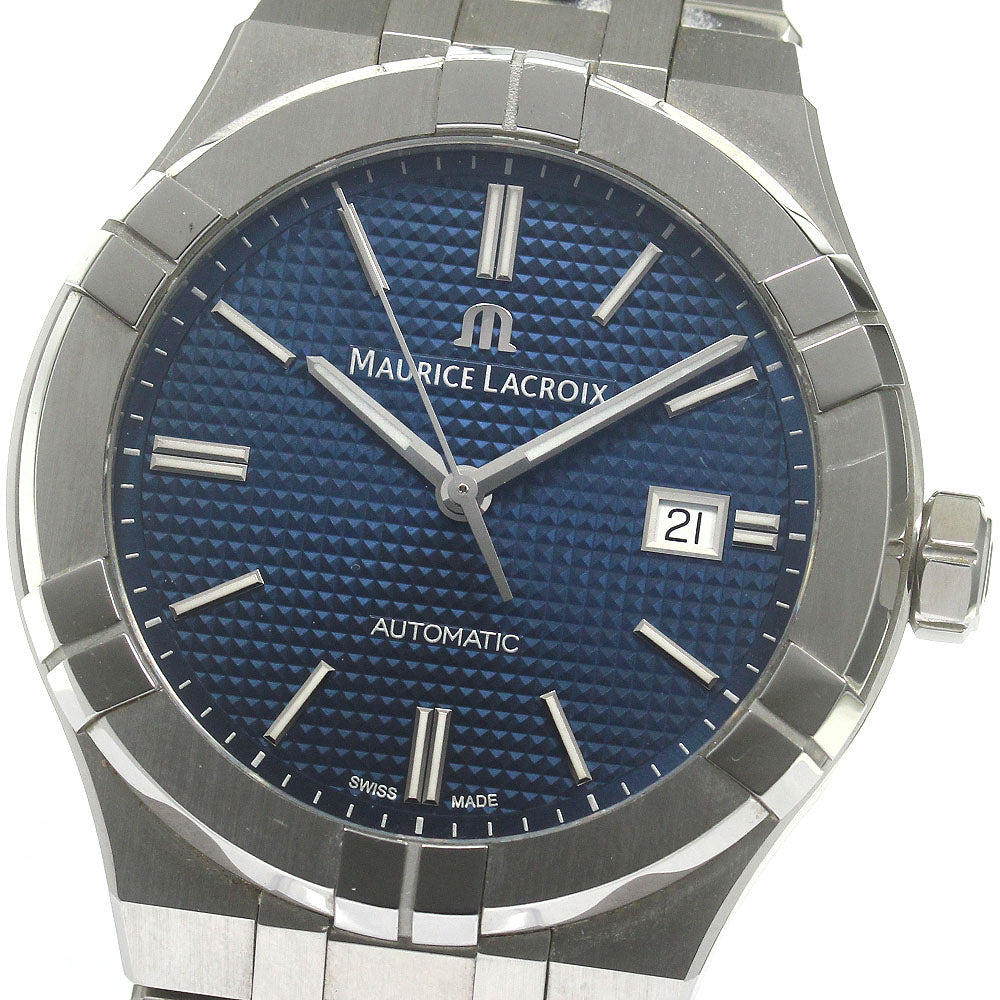 MAURICE LACROIX icon AI6008 Date Navy Dial Automatic Men's Watch_846601