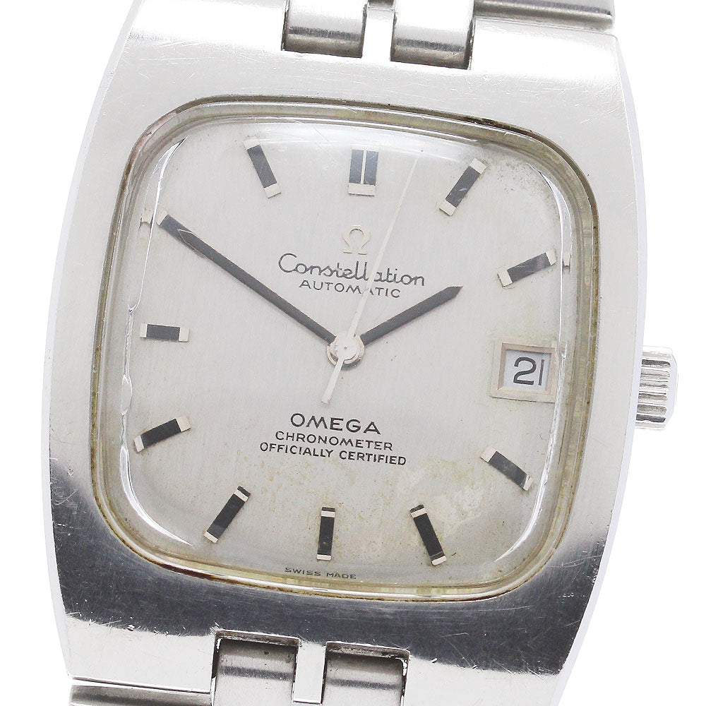 OMEGA Constellation Date chronometer Silver Dial Automatic Men's Watch_846625