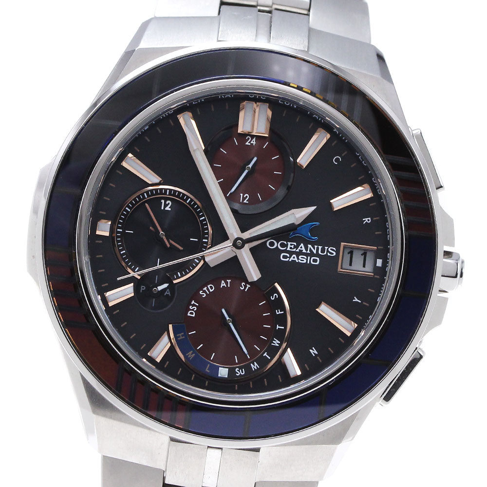 CASIO Oceanus Manta OCW-S5000D-1AJF Edo Kiriko Solar Powered Radio Men's_846663