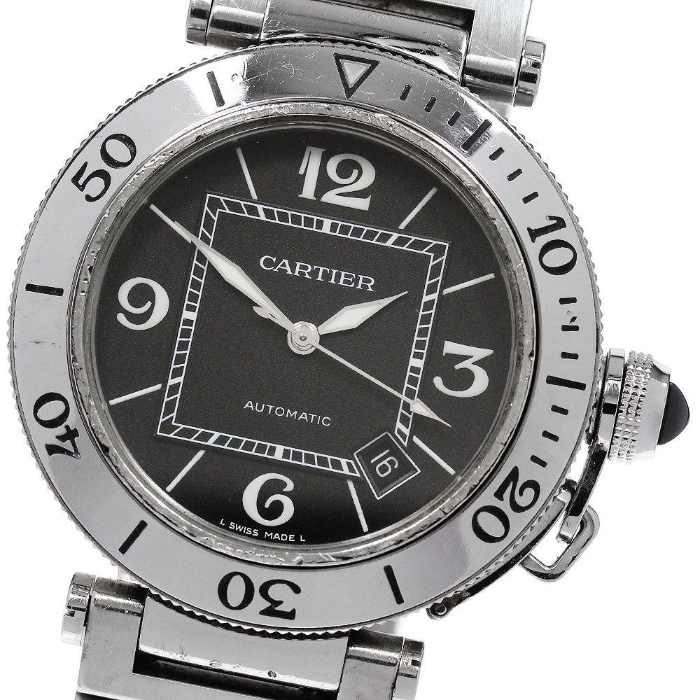 CARTIER Pacha Sea timer W31077M7 Date black Dial Automatic Men's Watch_846675