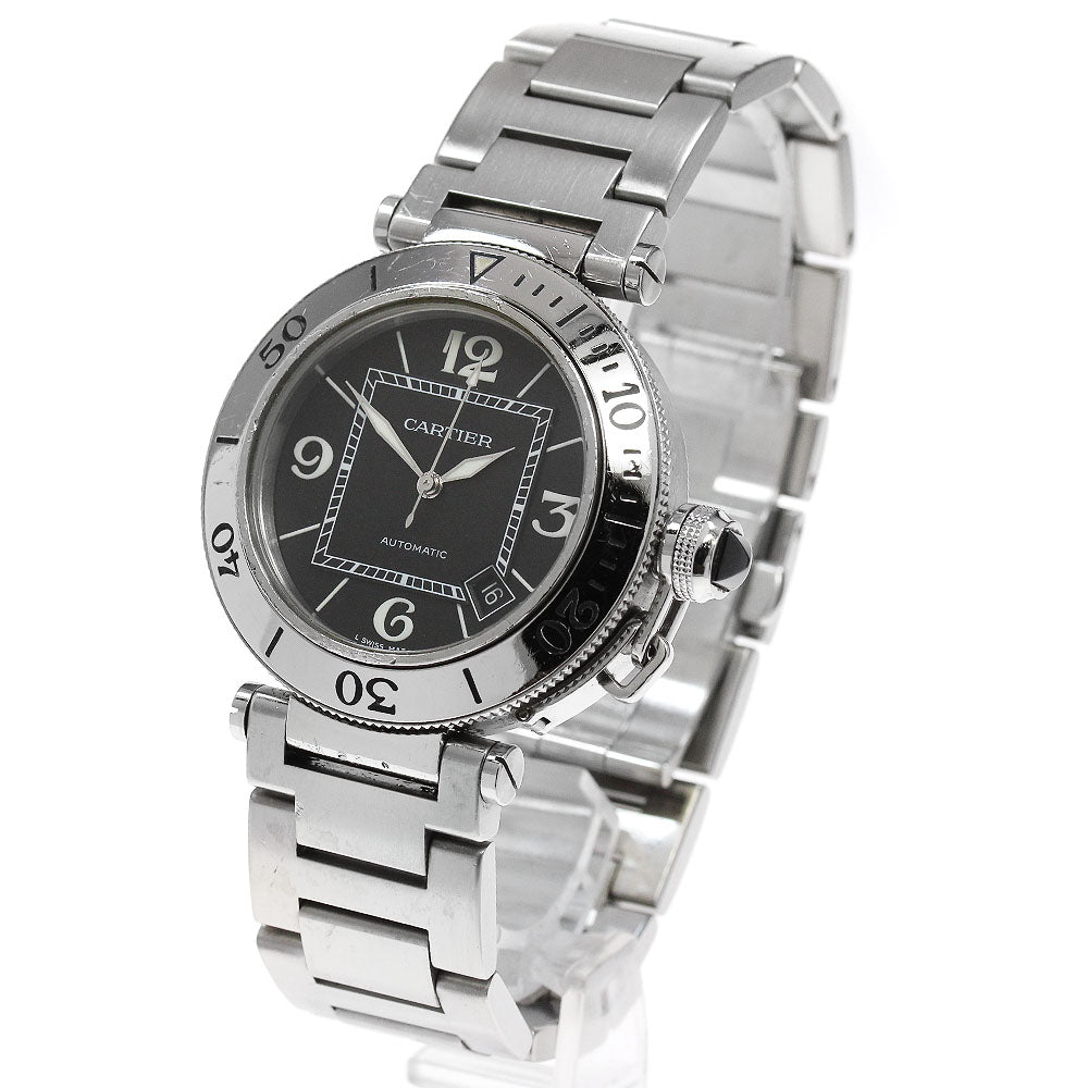 CARTIER Pacha Sea timer W31077M7 Date black Dial Automatic Men's Watch_846675