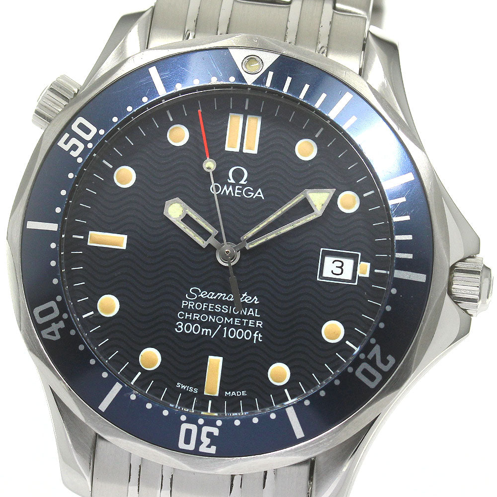 OMEGA Seamaster300 2531.80 Date Navy Dial Automatic Men's Watch_846681