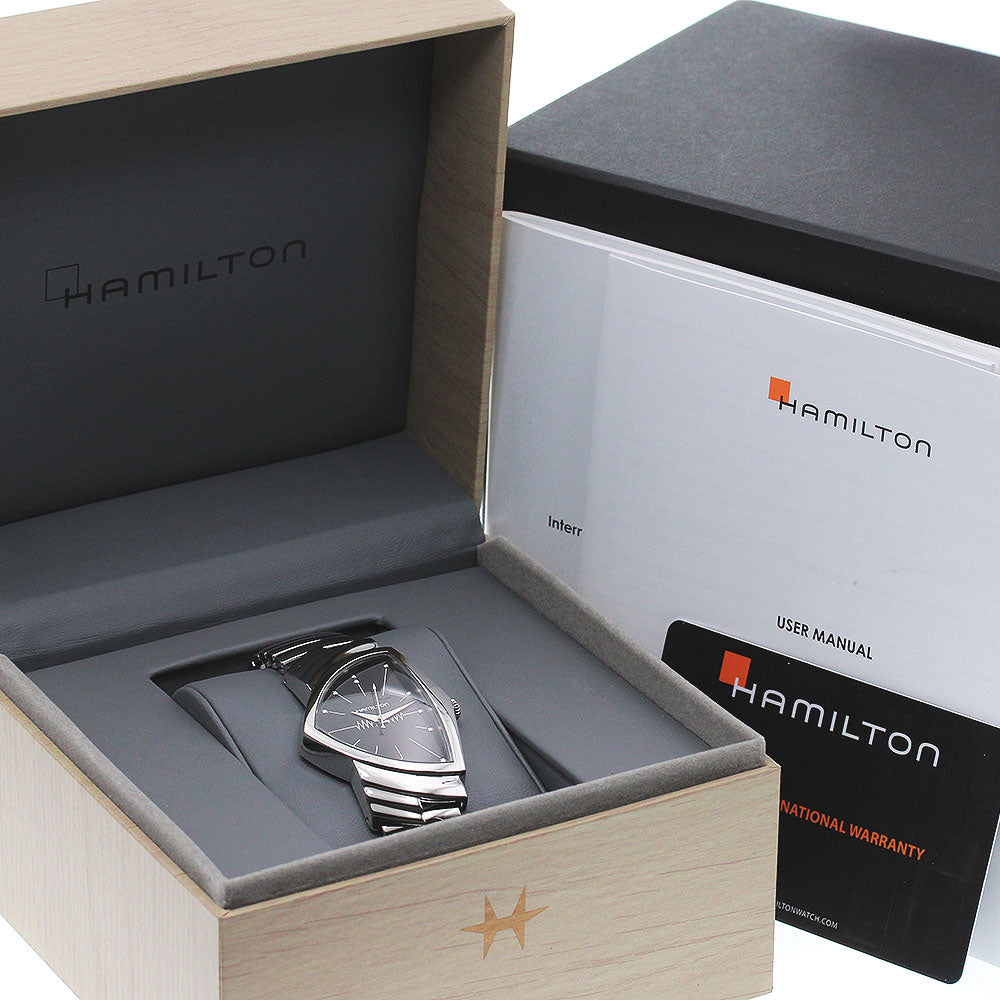 HAMILTON Ventura H244112 black Dial Quartz Men's Watch_846691