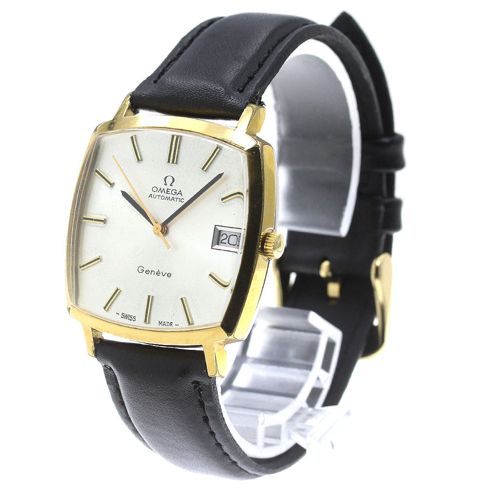 OMEGA Geneve 162.0052 Square Date cal.1012 Silver Dial Automatic Men's_846699