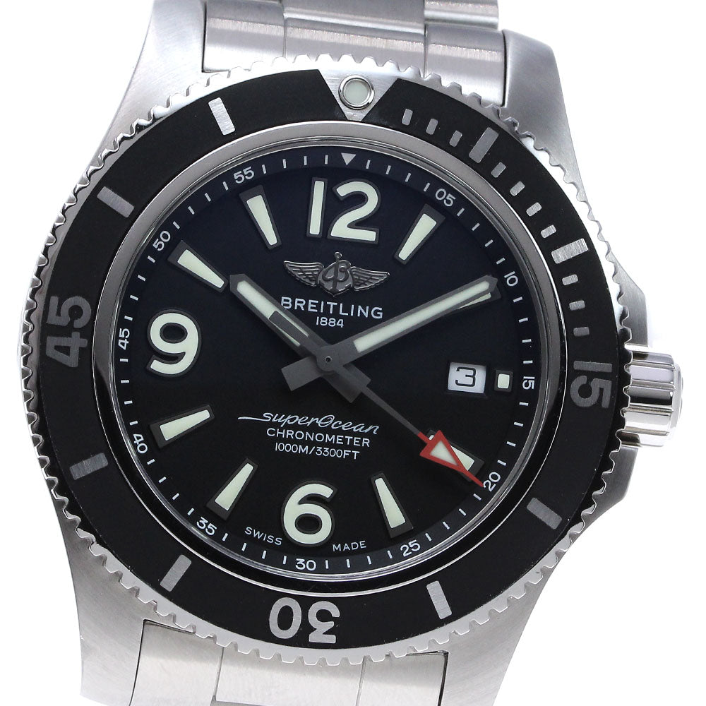 BREITLING Super Ocean 44 A17367 Date Black Dial Automatic Men's Watch_846711