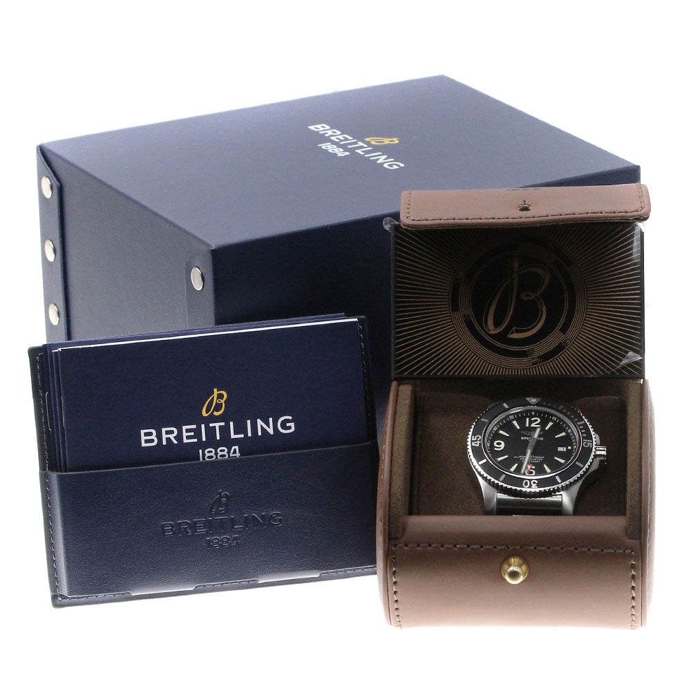 BREITLING Super Ocean 44 A17367 Date Black Dial Automatic Men's Watch_846711
