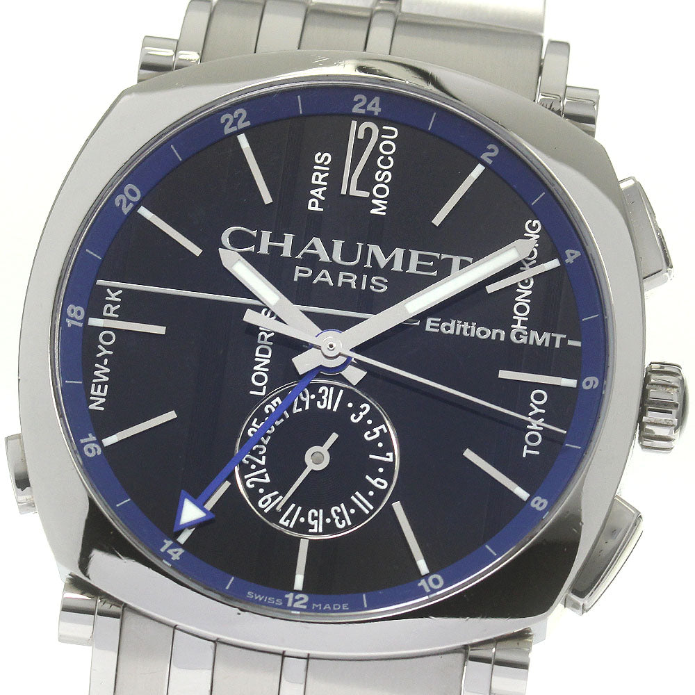 Chaumet Dandy W11692-32A GMT black Dial Automatic Men's Watch_846721