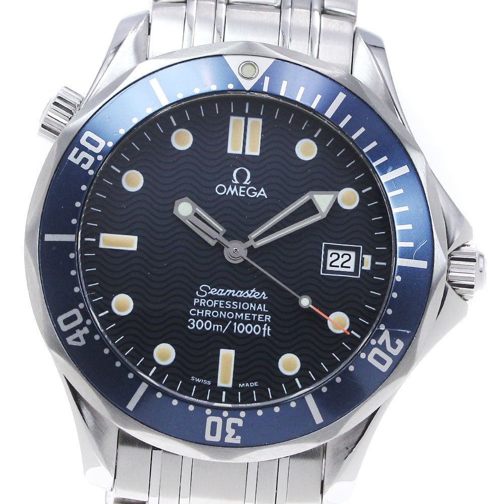 OMEGA Seamaster300 2531.80 Date Navy Dial Automatic Men's Watch_846764