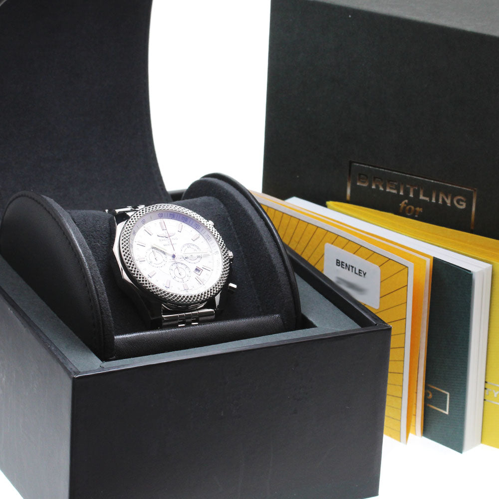 BREITLING Bentley Vernate A25368 Chronograph Silver Dial Automatic Men's_846777
