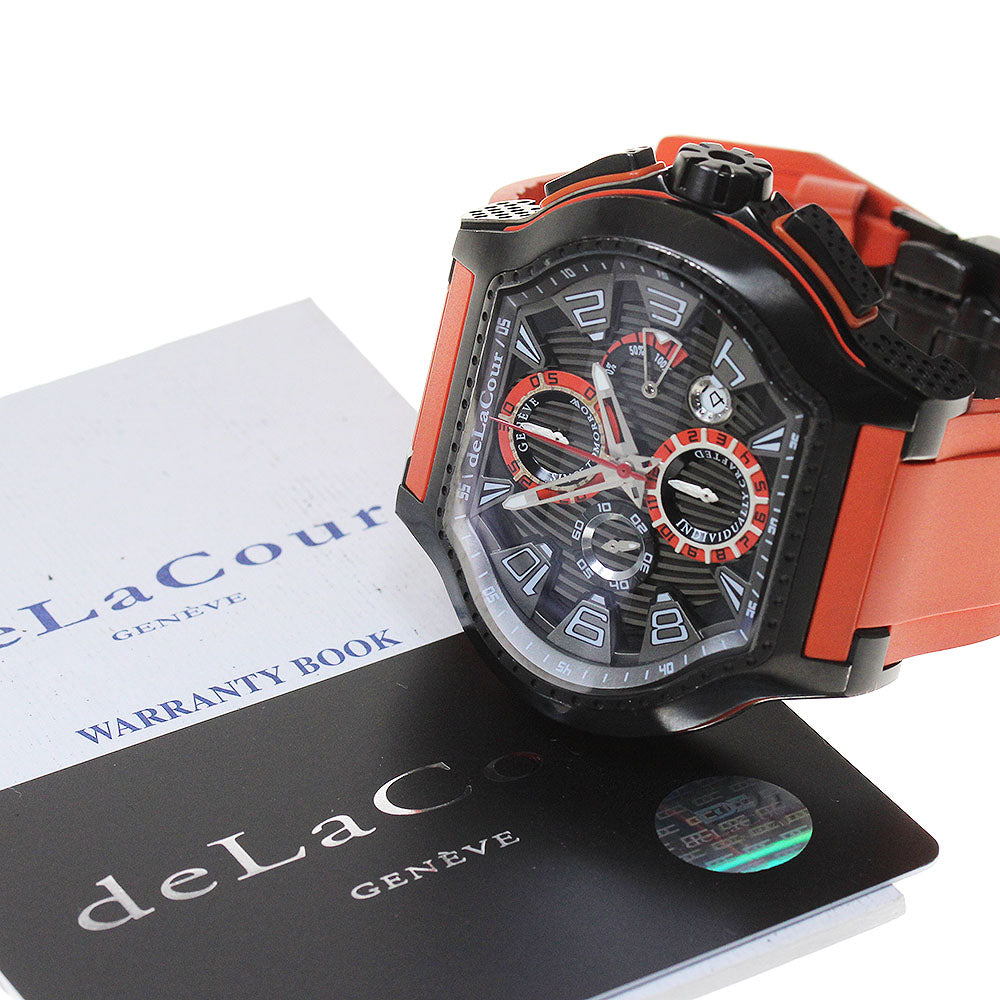 deLaCour City Chronograph black Dial Automatic Men's Watch_846783
