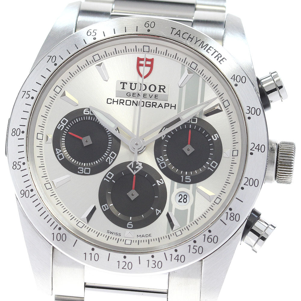 TUDOR Fast rider 42000 Chronograph Silver / Black Dial Automatic Men's _846846