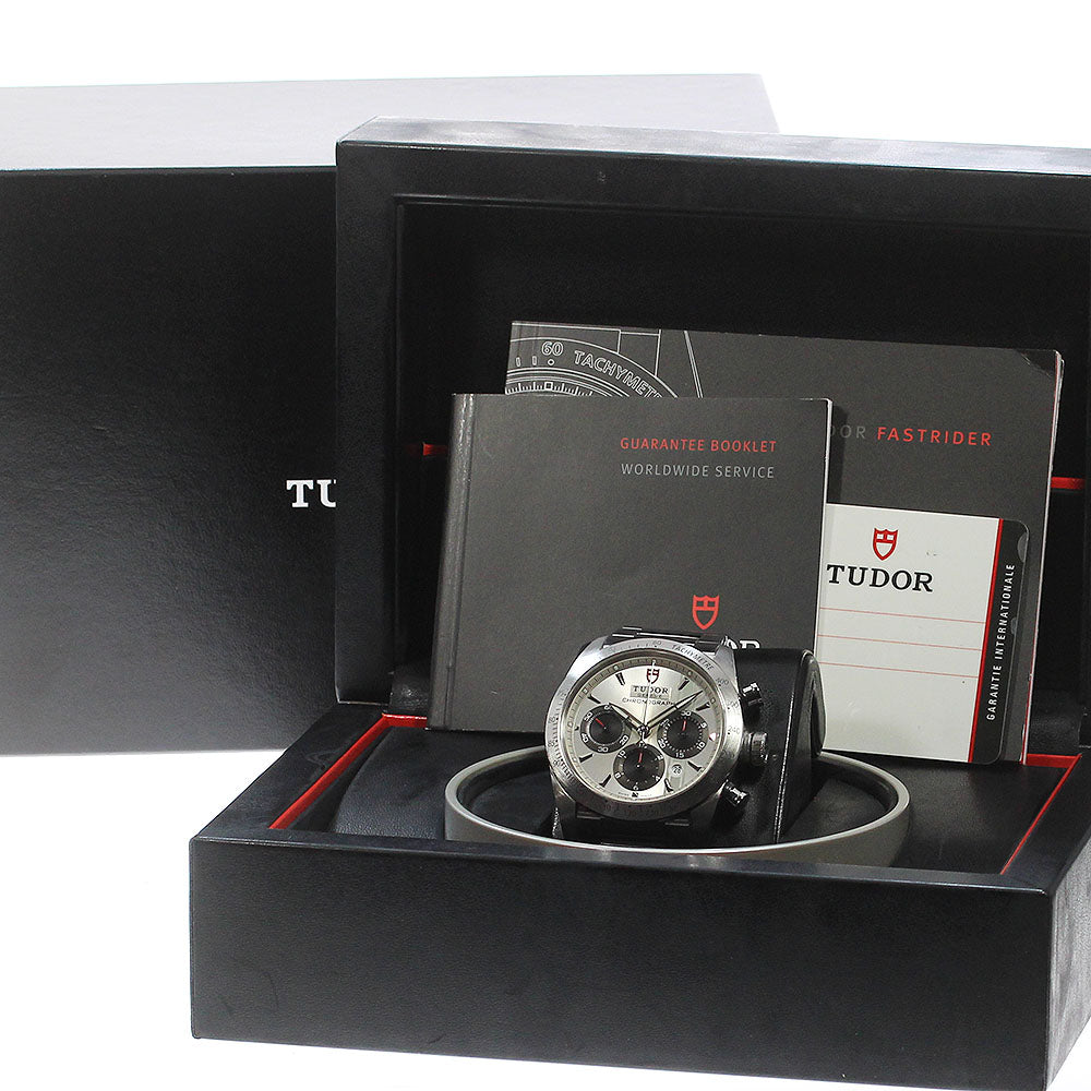 TUDOR Fast rider 42000 Chronograph Silver / Black Dial Automatic Men's _846846