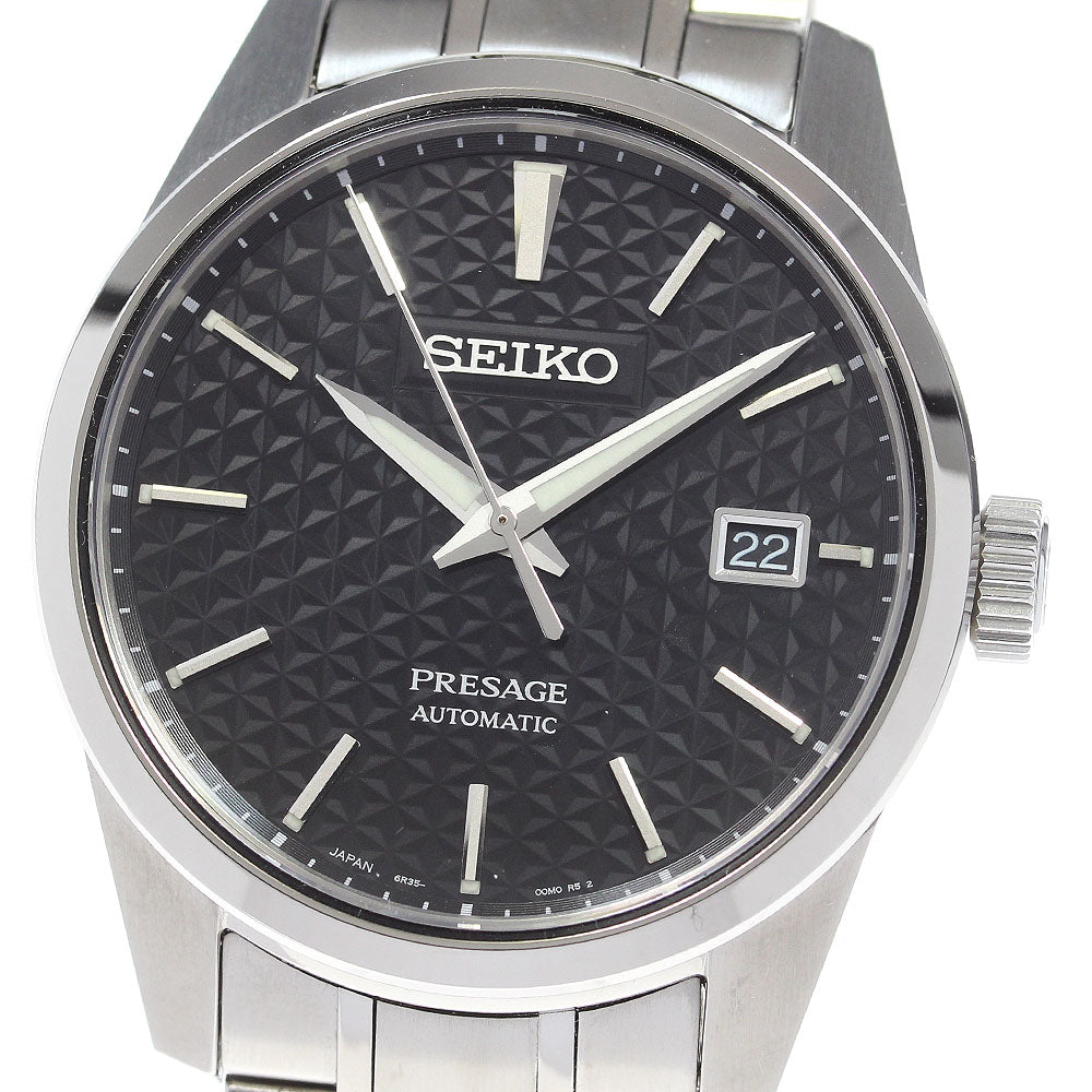 SEIKO Presage 6R35-00V0/SARX083 Date Black Dial Automatic Men's Watch_846861