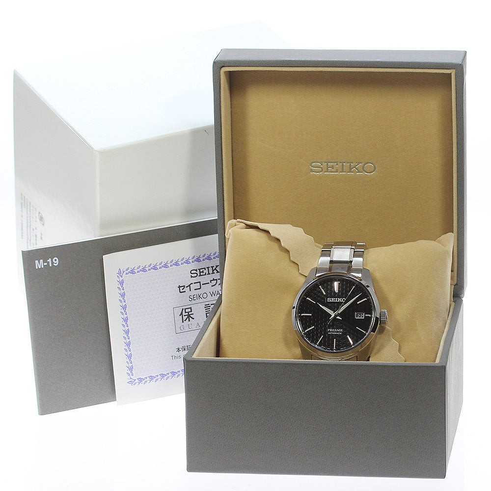 SEIKO Presage 6R35-00V0/SARX083 Date Black Dial Automatic Men's Watch_846861
