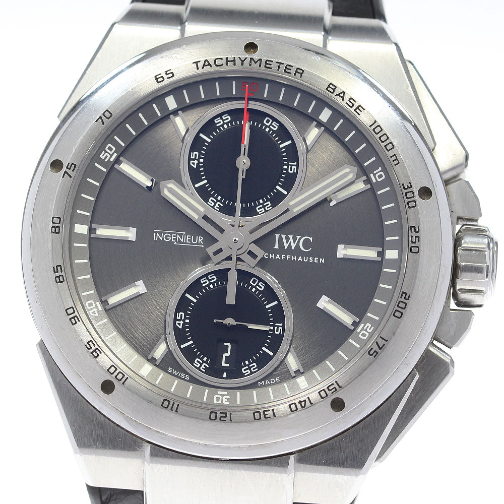 IWC SCHAFFHAUSEN In Junior Chronograph Racer IW378507 Date gray Dial Automatic Men's Watch_846871