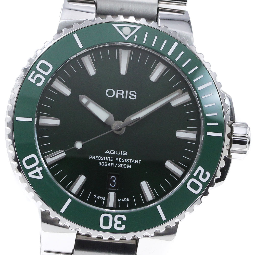 ORIS Aquis 7730 Date green Dial Automatic Men's Watch_846872