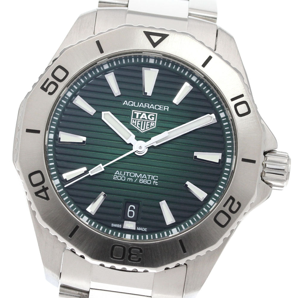 TAG HEUER Aqua racer WBP2115 Date green Dial Automatic Men's Watch_846886