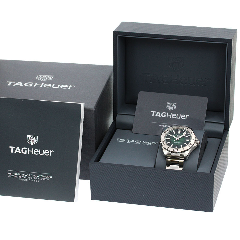 TAG HEUER Aqua racer WBP2115 Date green Dial Automatic Men's Watch_846886
