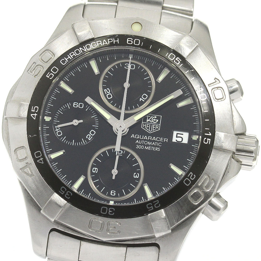TAG HEUER Aquaracer CAF2110 Chronograph Black Dial Automatic Men's Watch_846894