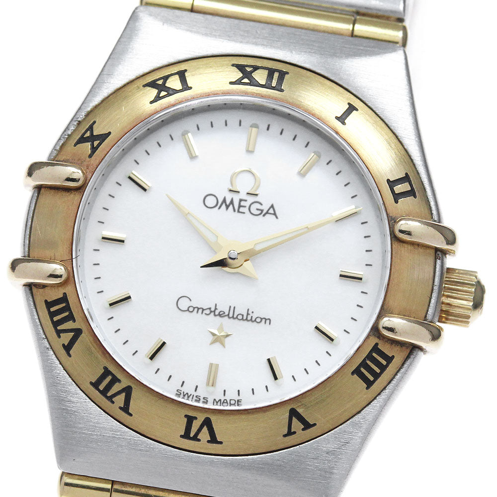 OMEGA Constellation Mini 1262.70 K18YGBezel full bar Quartz Ladies Watch_846923