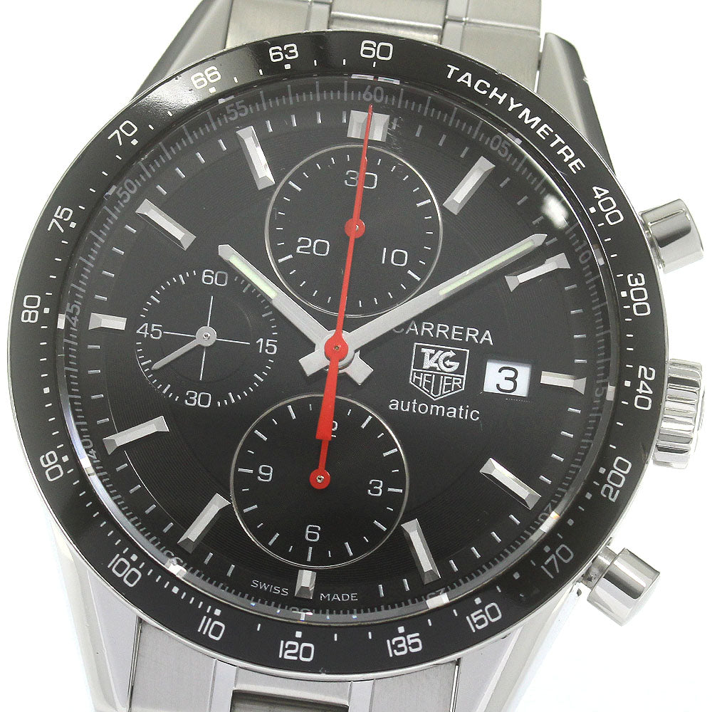 TAG HEUER Carrera CV2014 Chronograph Date Black Dial Automatic Men's _846925