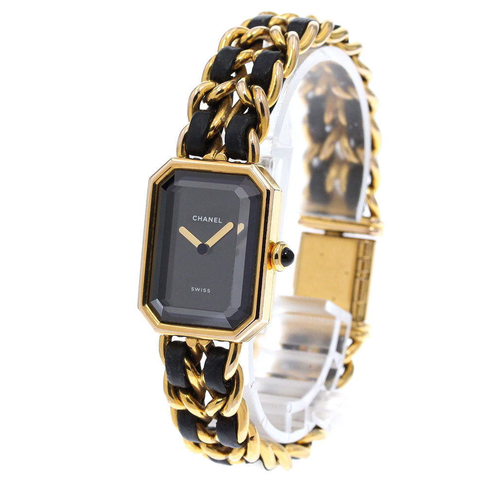 CHANEL Premiere L size Black Dial Quartz Ladies Watch_846998