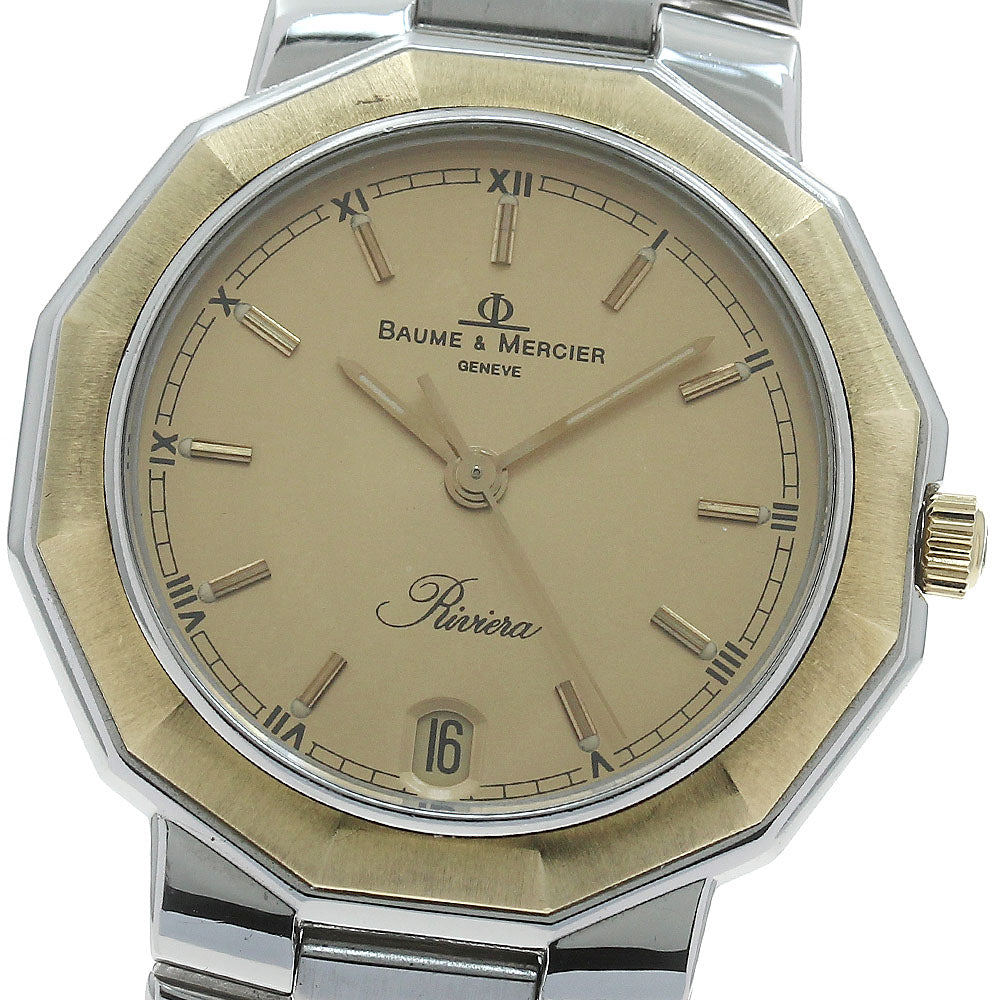 Baume & Mercier Riviera 5130.038 Date YG2 tone gold Dial Quartz Men's_847032
