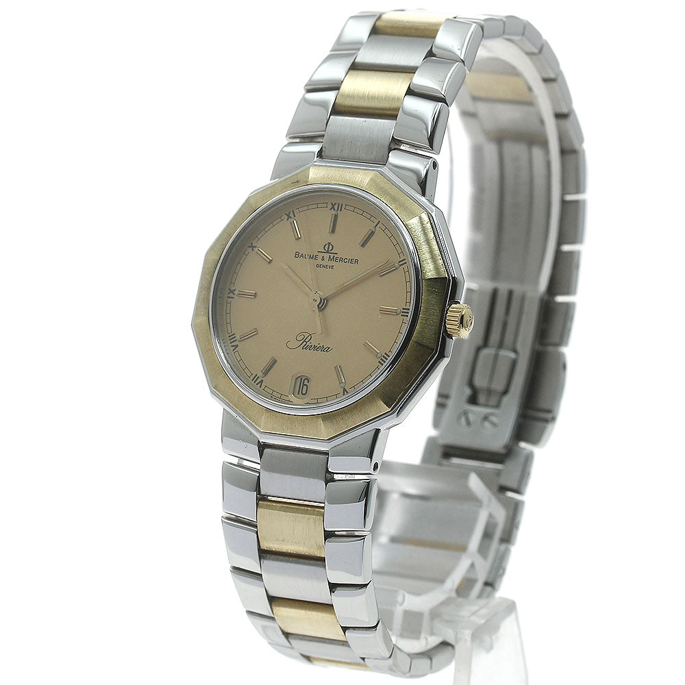 Baume & Mercier Riviera 5130.038 Date YG2 tone gold Dial Quartz Men's_847032