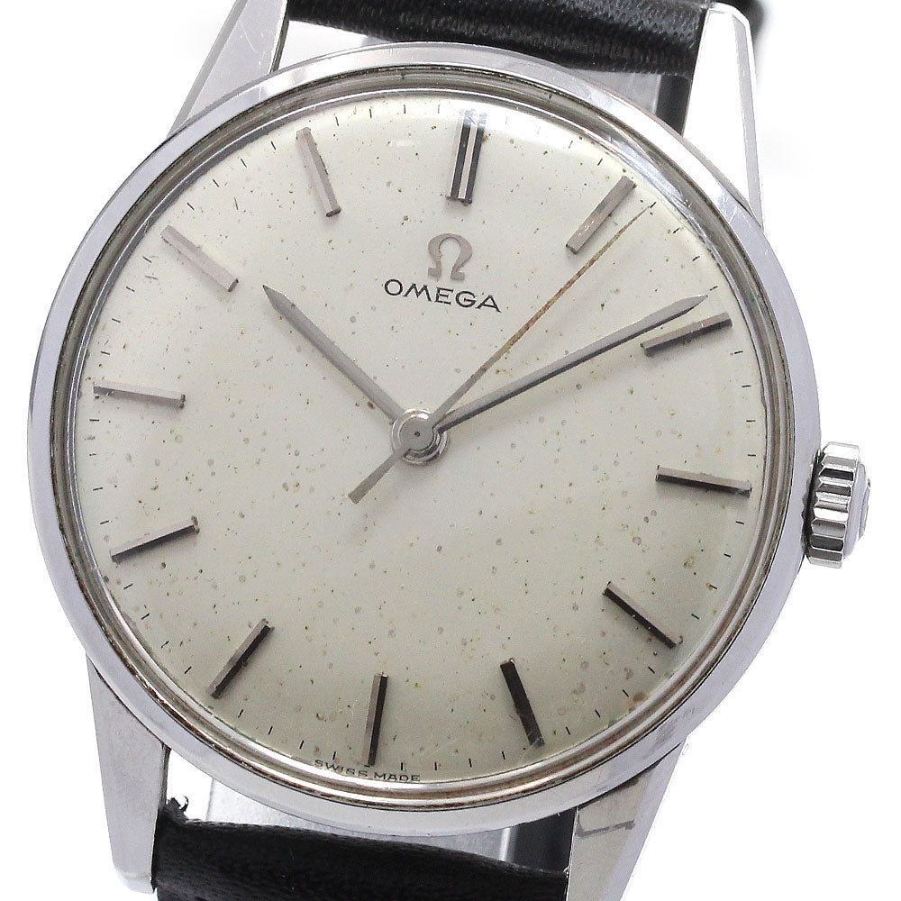 OMEGA 131.013 Vintage Cal.286 Silver Dial Hand Winding Men's Watch_847088