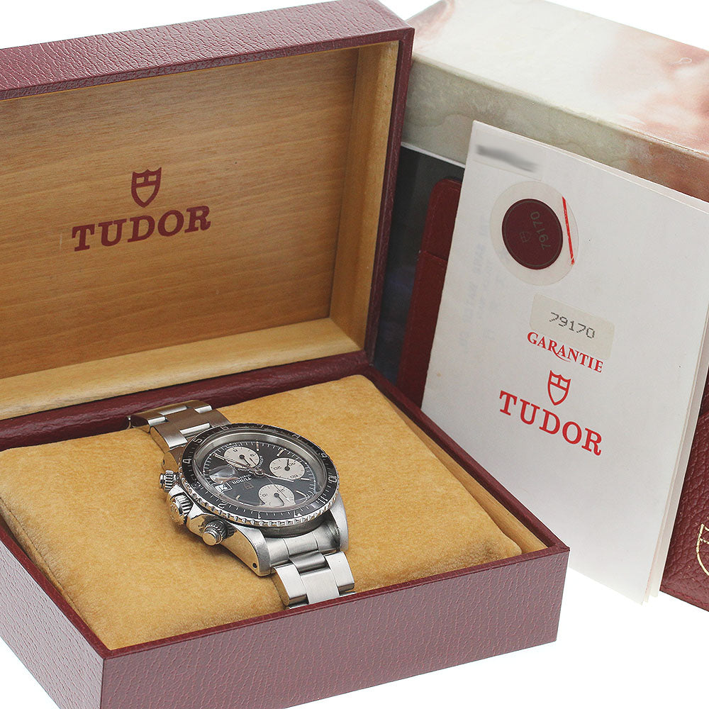 TUDOR Oyster Date Chronotime 79170 cal.7750 Black Dial Automatic Men's_847221