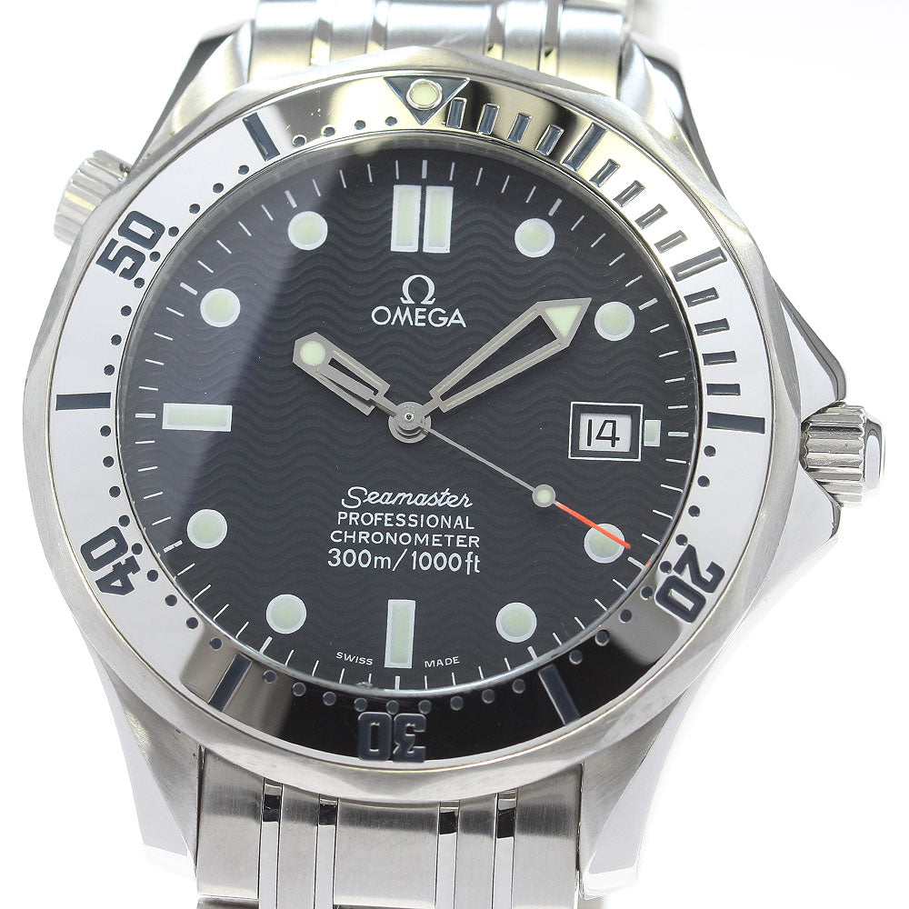 OMEGA Seamaster300 2532.80 Date Navy Dial Automatic Men's Watch_847230
