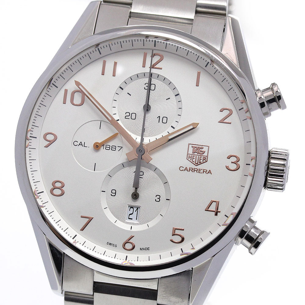 TAG HEUER Carrera CAR2012-4 Caliber 1887 Silver Dial Automatic Men's_847232